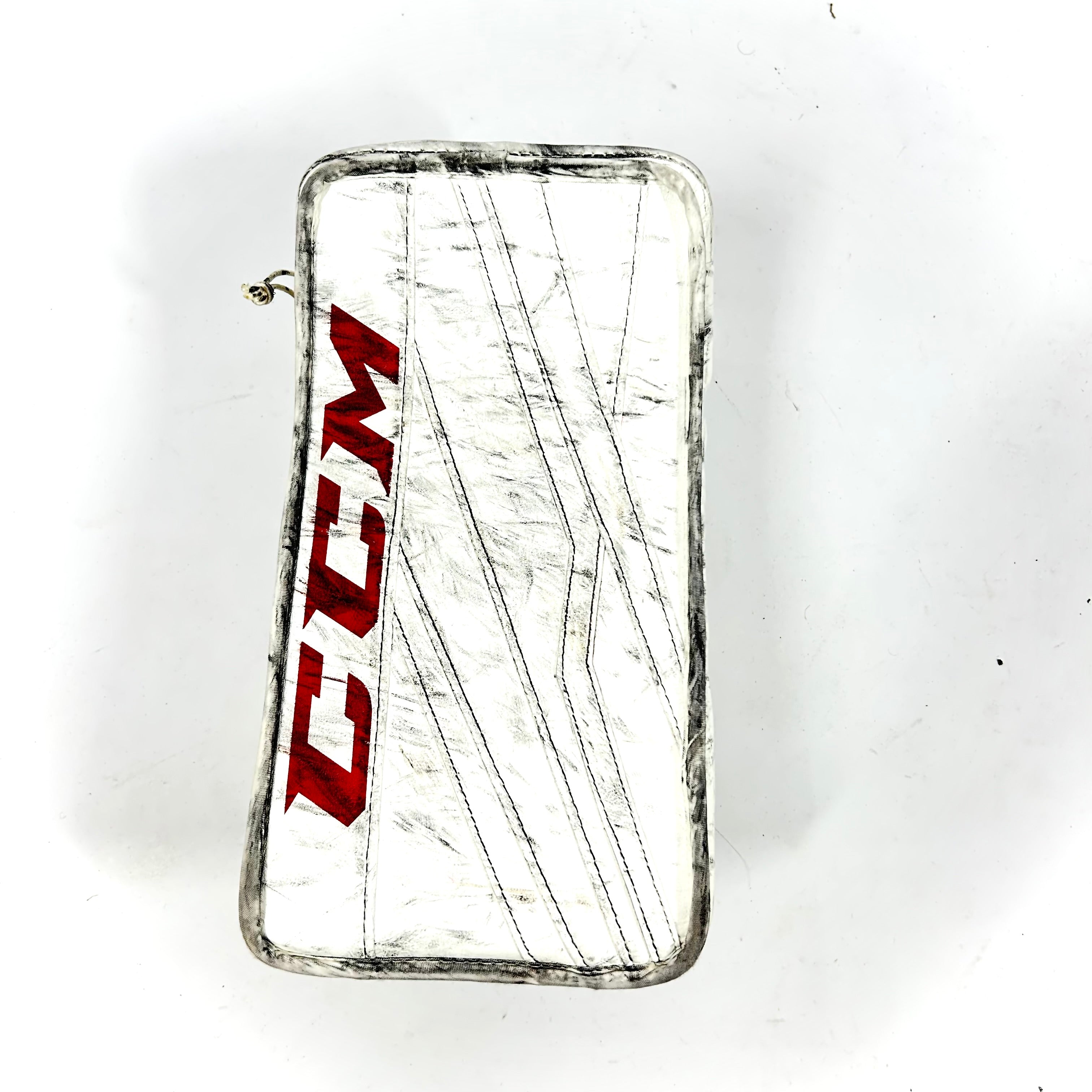 CCM Extreme Flex III - Bloqueur de gardien de but professionnel d'occasion (blanc)
